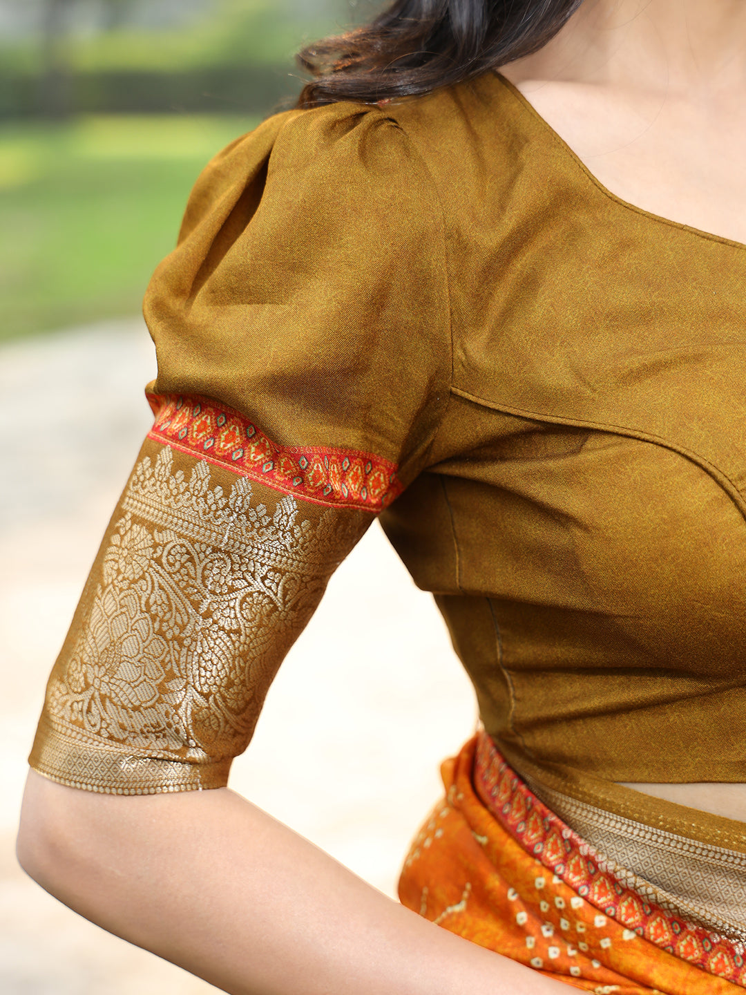 Elegant Orange Pure Viscose Dola Silk Saree with Exquisite Mughal Print Border